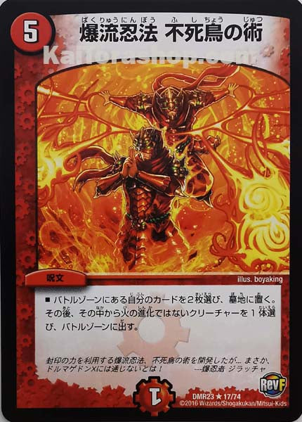 DMR-23 17/74 R 爆流忍法 不死鳥の術