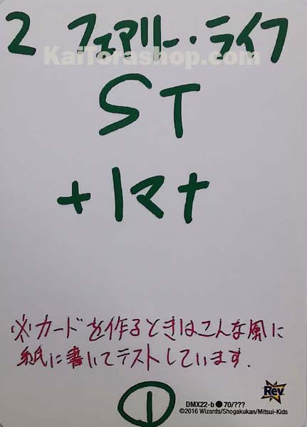 DMX-22 70/??? C フェアリー・ライフ