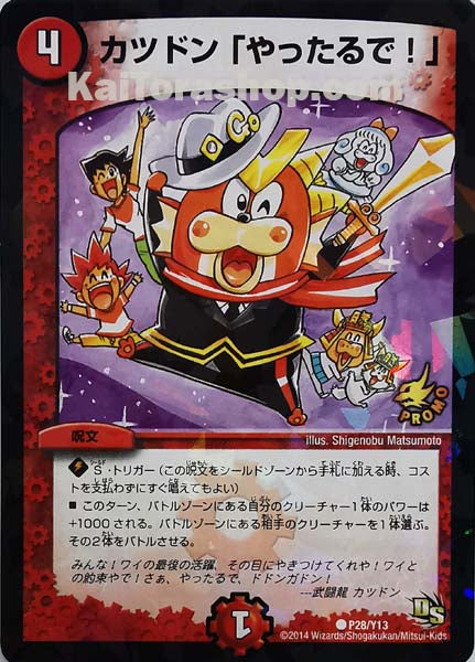 PR P28/Y13 CF カツドン「やったるで!」