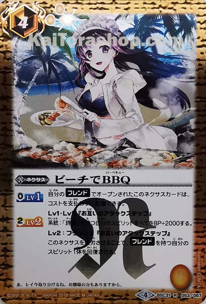 BSC31-053 R ビーチでBBQ