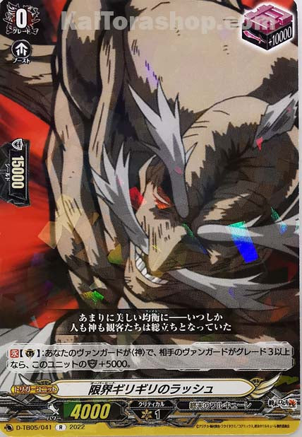 D-TB05/041 R 限界ギリギリのラッシュ
