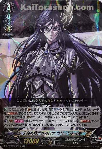 D-TTD05/001  人類の存亡をかけて ブリュンヒルデ