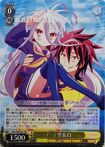 NGL/S58-001 RR 『 』空&白