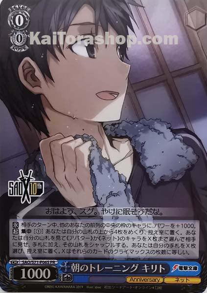 SAO/S71-P06S PR 朝のトレーニング キリト