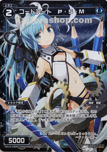 WX12-030P R コードアート P・S・M