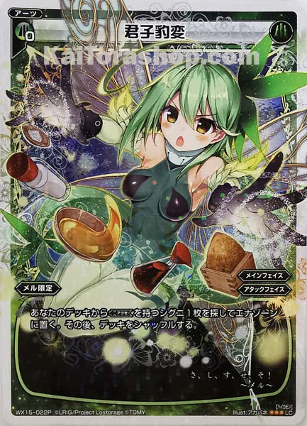 WX15-022P LC 君子豹変