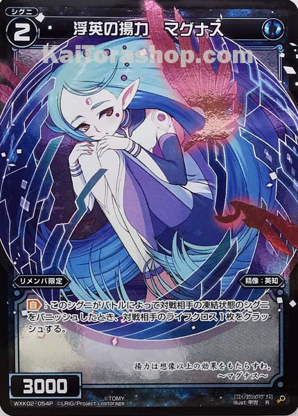 WXK02-054P R 浮英の揚力 マグナス