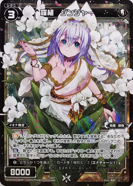 WXK04-062P C 羅植 ジンジャー