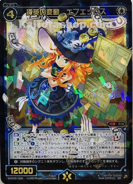 WXK05-025 SR 貨英の変動 エフエックス