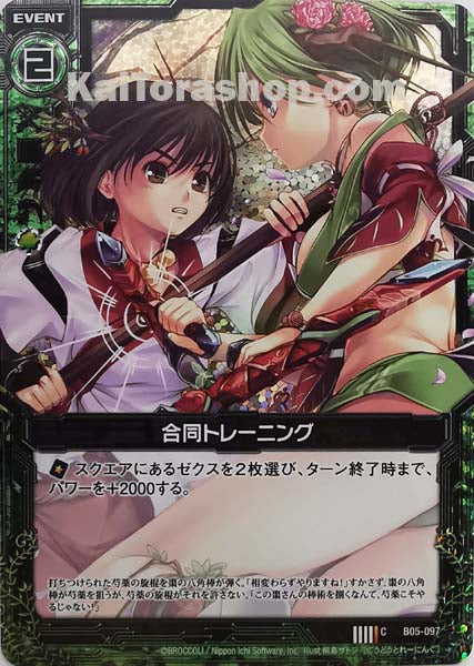 B05-097 C 合同トレーニング(ホロ)