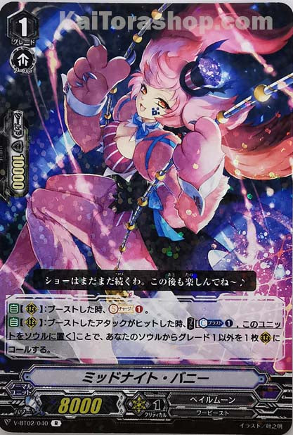 V-BT02/040 R ミッドナイト・バニー